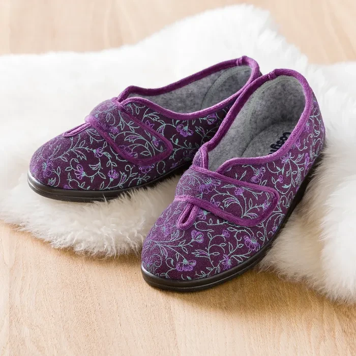 Diane Extra Wide Ladies Slippers