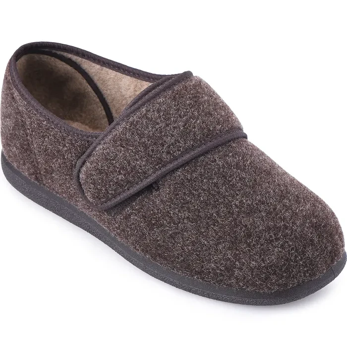 Richie Extra Wide Mens Slippers