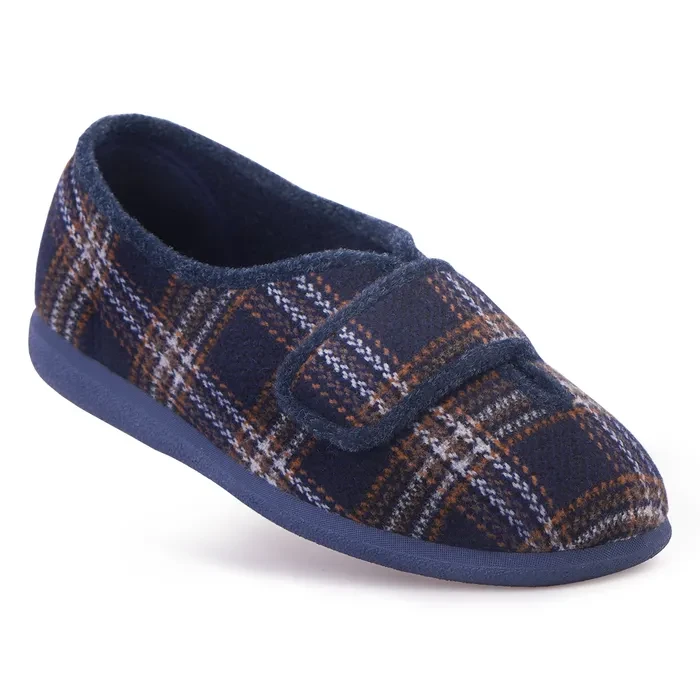 Ronnie Extra Wide Mens Slippers