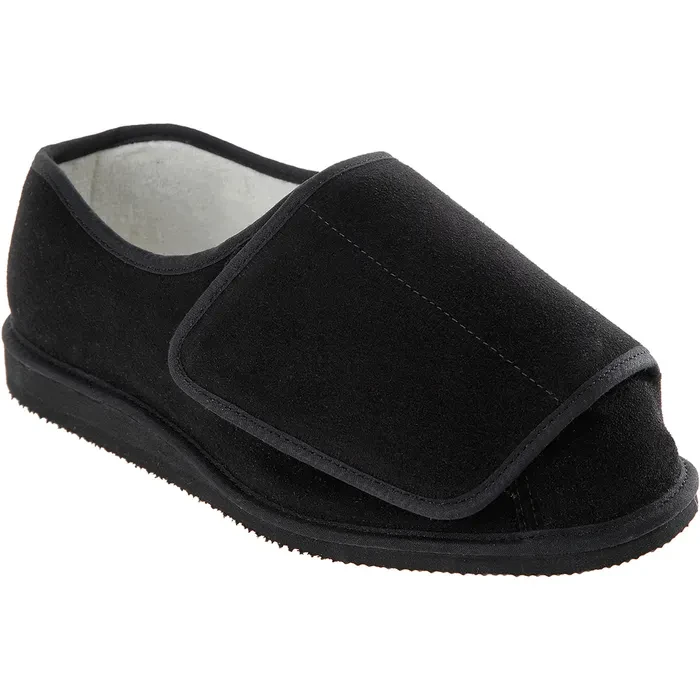 Rowan Suede Extra Wide Mens/Ladies Slippers